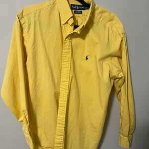 Ralph Lauren Bright Yellow Button-Down Shirt